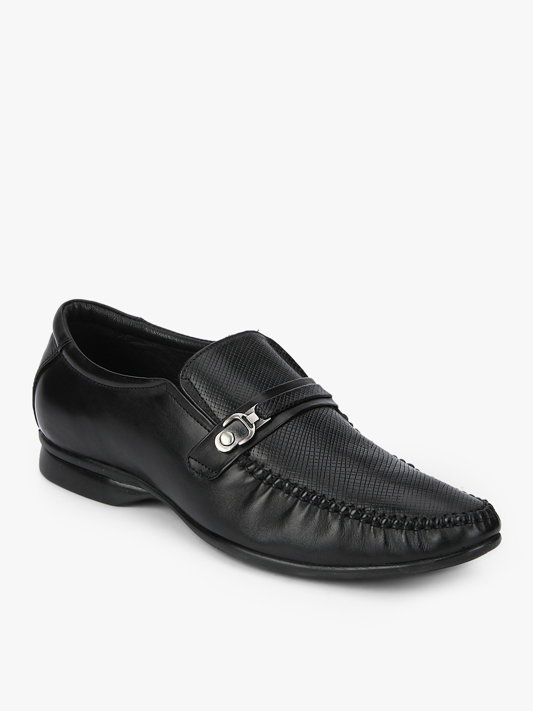 myntra black formal shoes