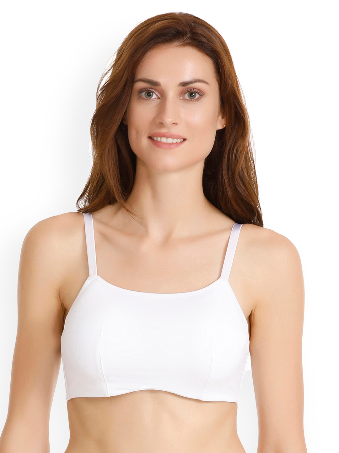 Buy Zivame White Solid Underwired Lightly Padded Everyday Bra