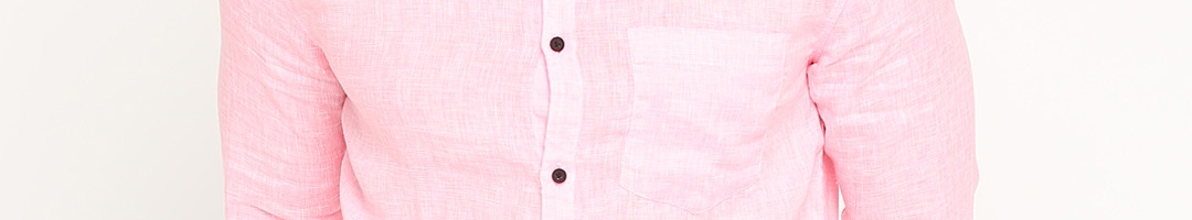 Buy SHOWOFF Men Pink Solid Smart Slim Fit Casual Shirt - Shirts for Men ...