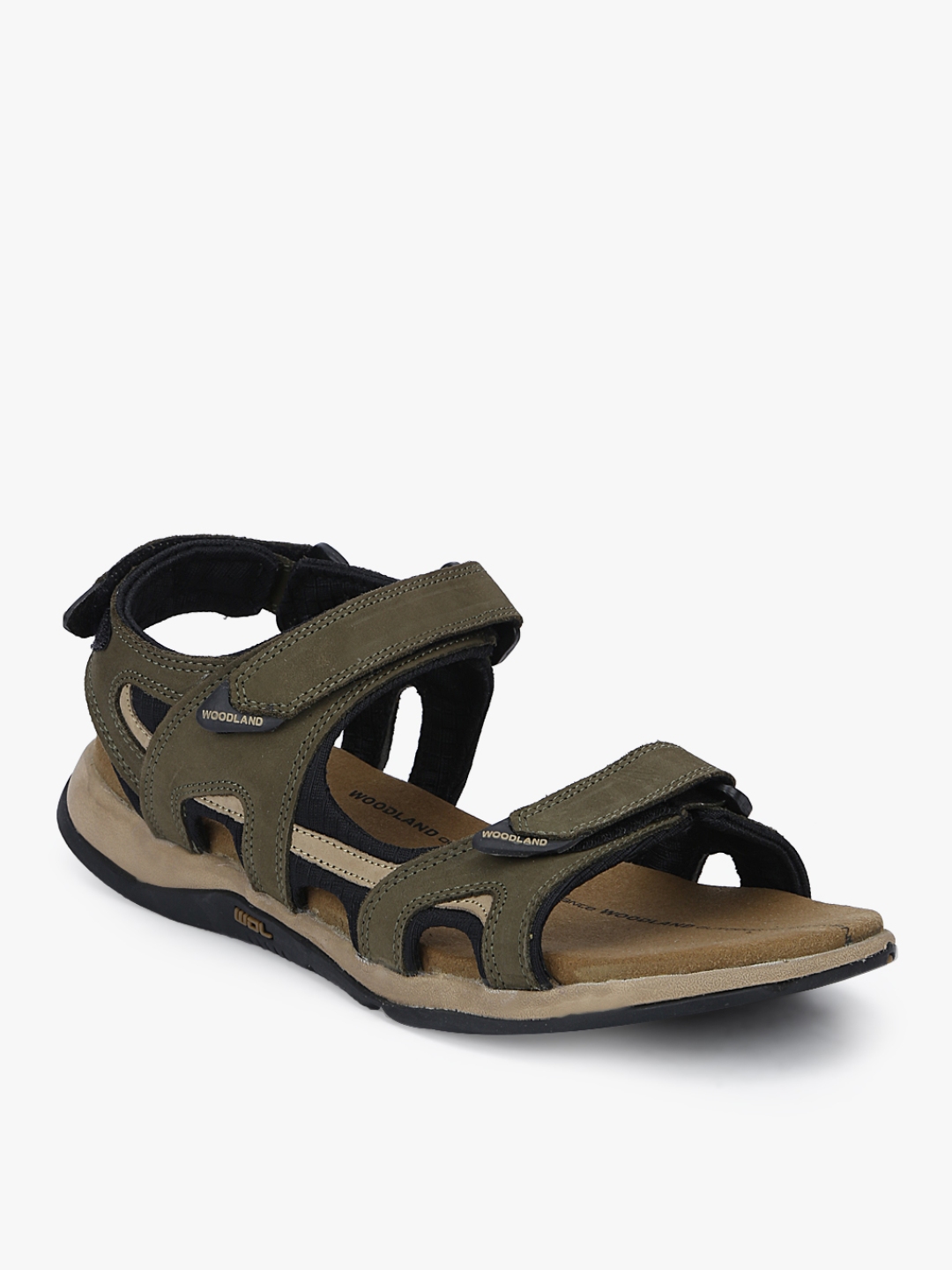 olive green heel sandals