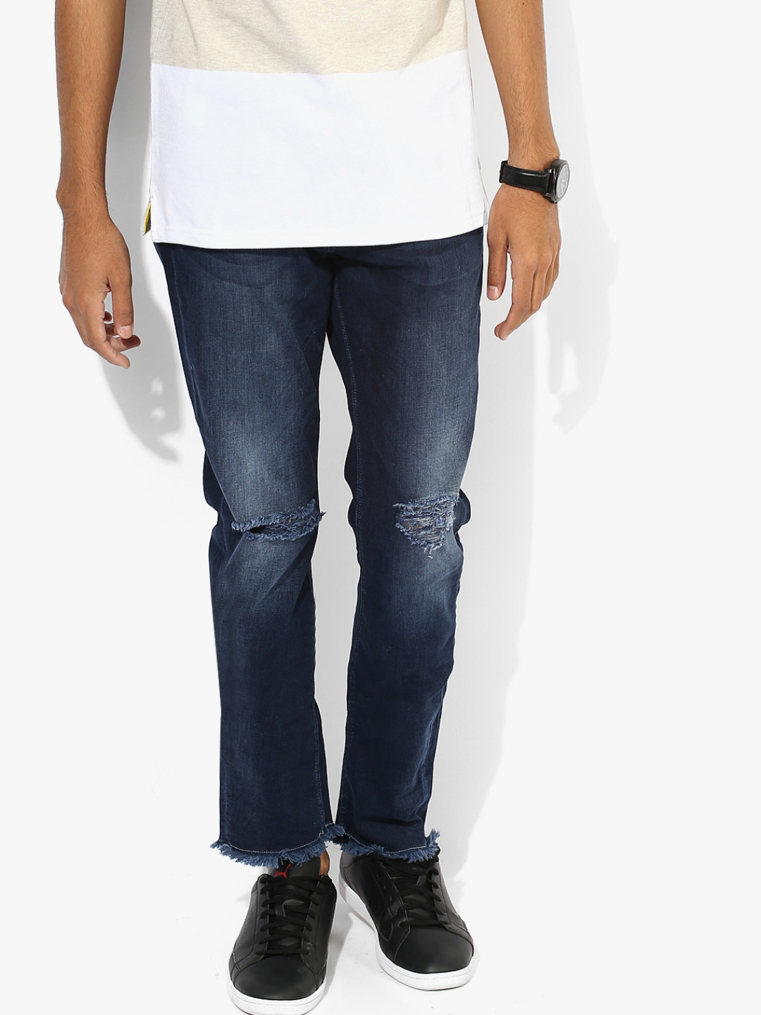 blue washed jeans mens