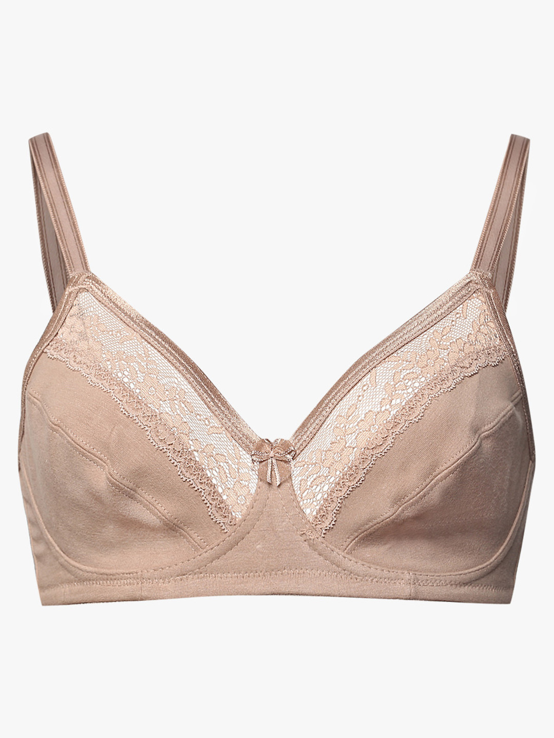 Buy Zivame Cotton Wirefree Cut N Sew Bra Beige Bra for Women 7897755