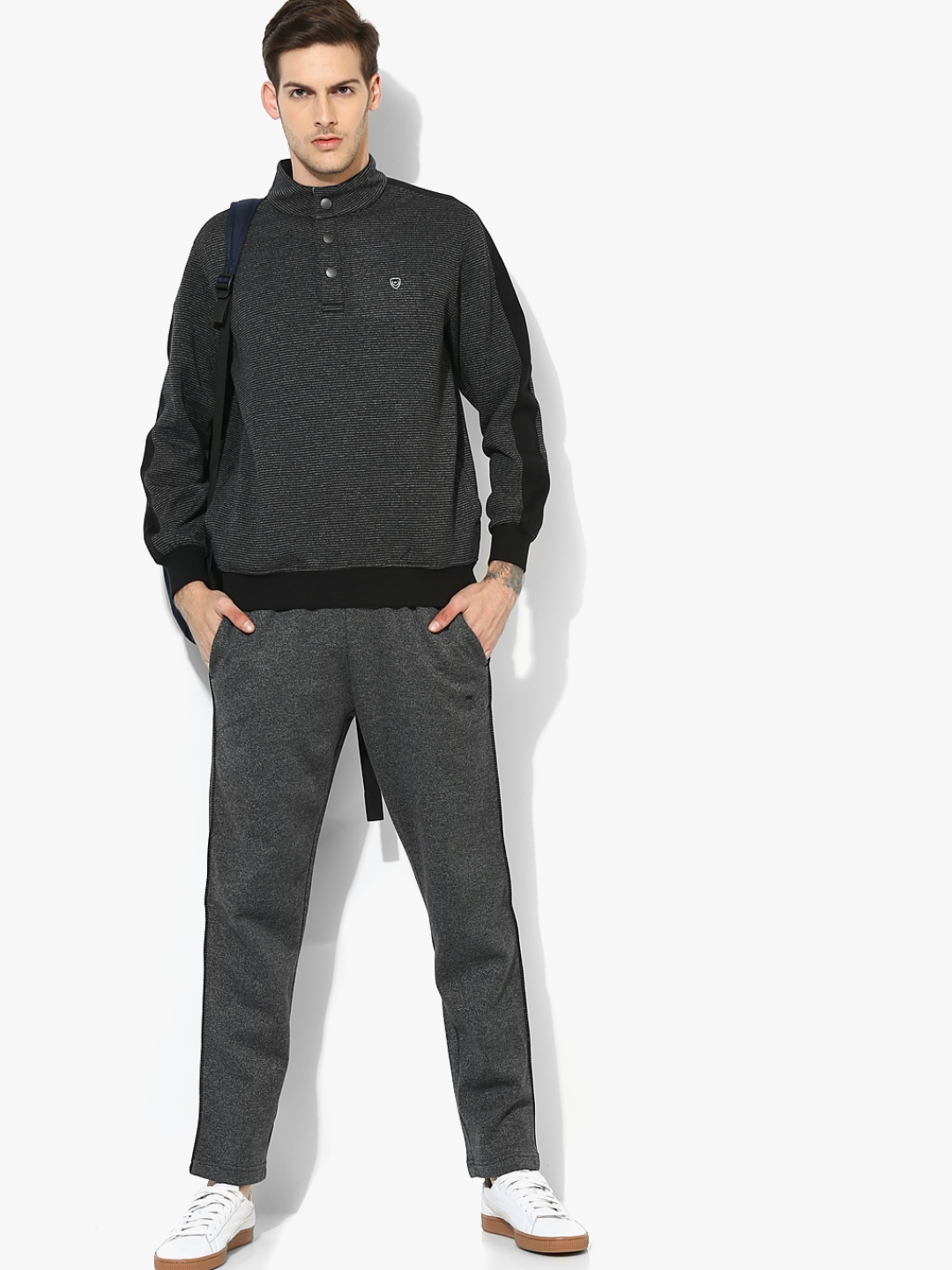 charcoal tracksuit set