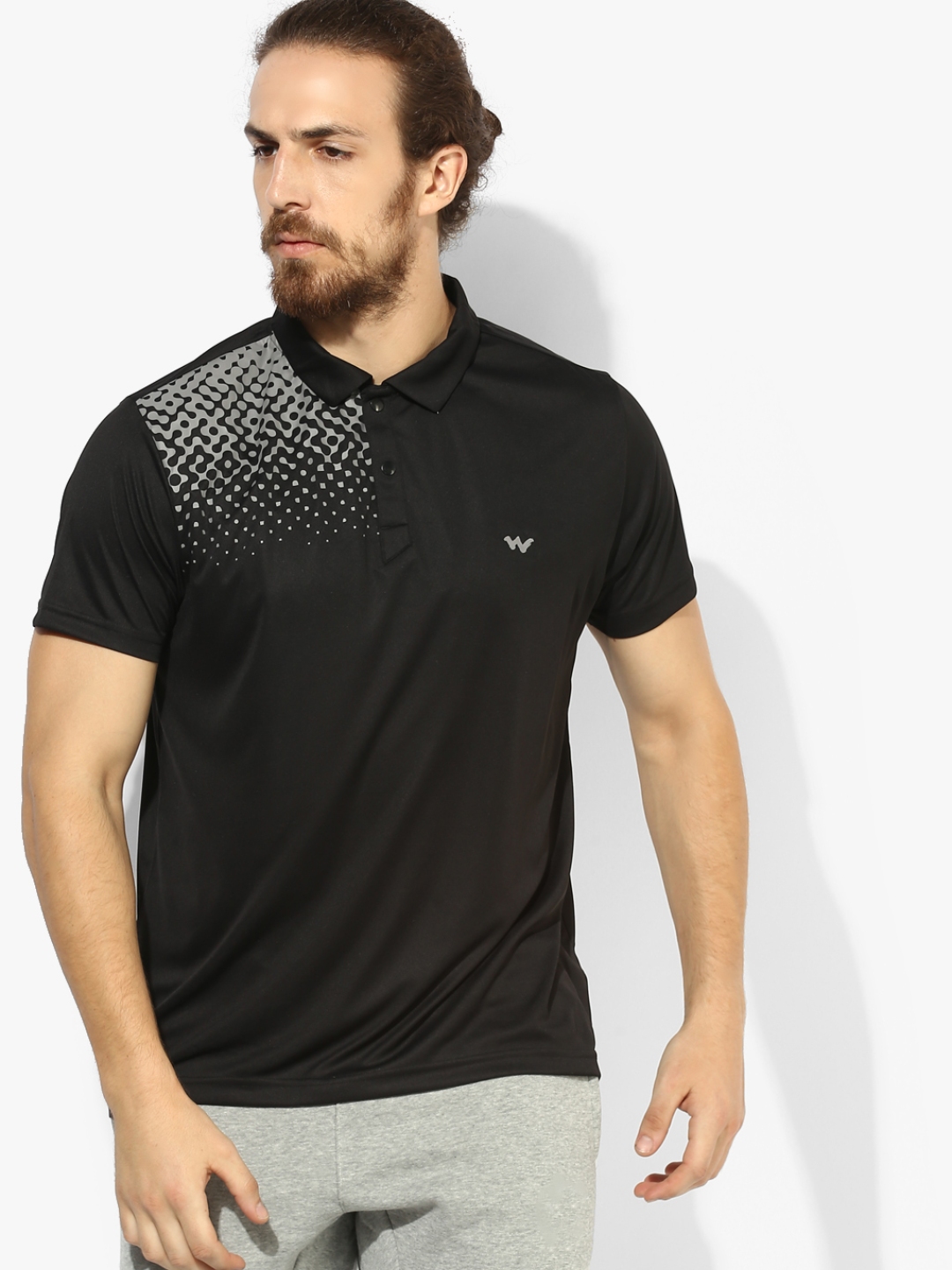 black polo t shirt for men