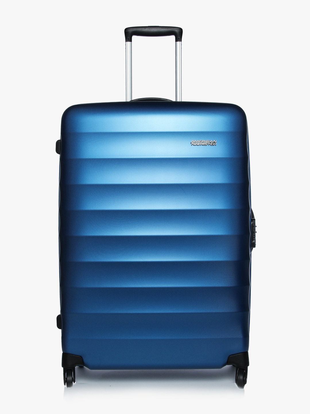 Buy AMERICAN TOURISTER Blue Moonlight Hard Strolley Trolley Bag for