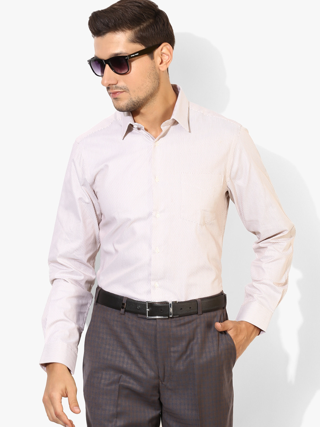 Beige formal Shirt