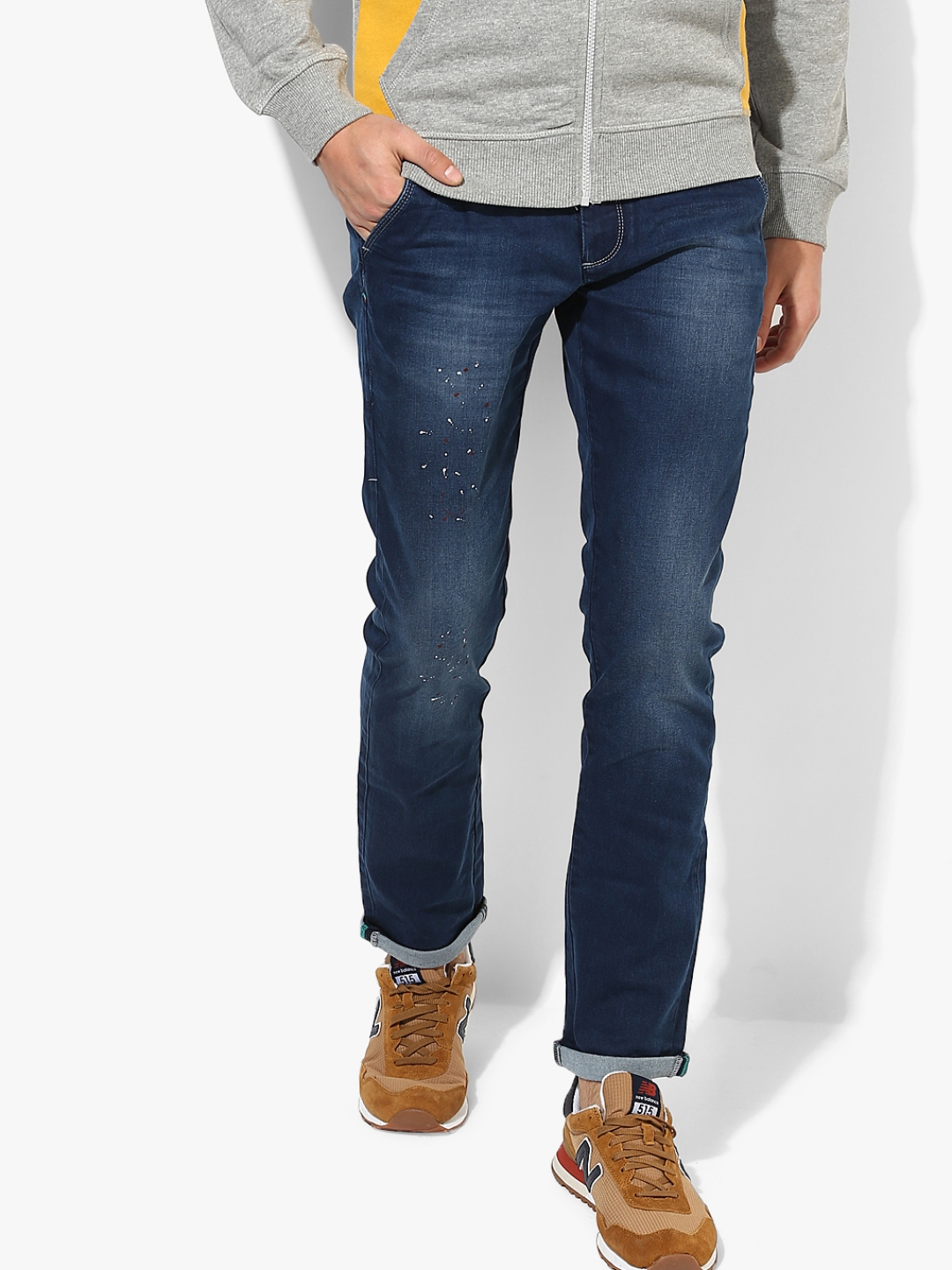 blue washed jeans mens