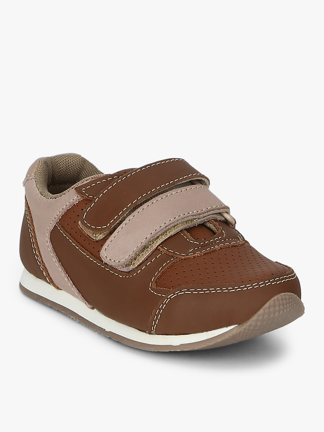 Buy Brown Velcro Sneakers Casual Shoes for Boys 7953055
