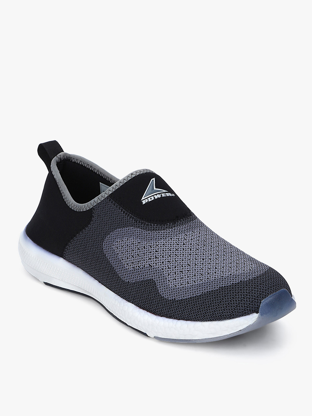 light grey running shoes