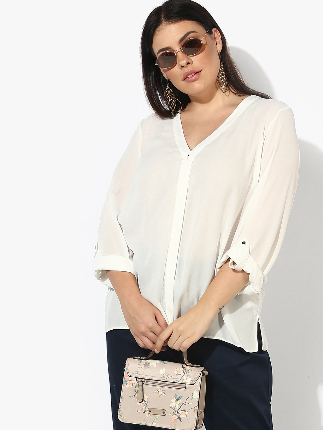 myntra white shirts
