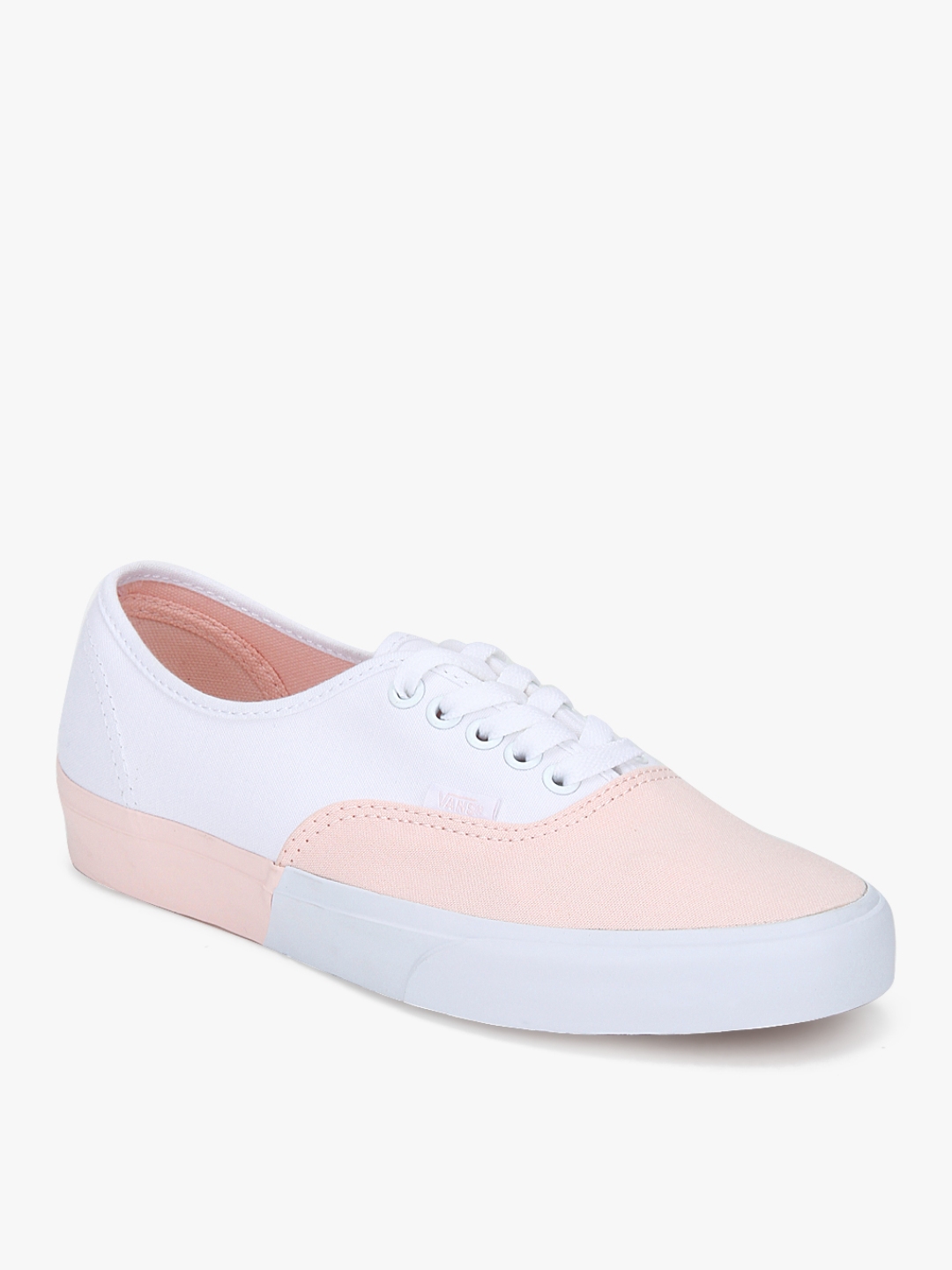 peach coloured trainers