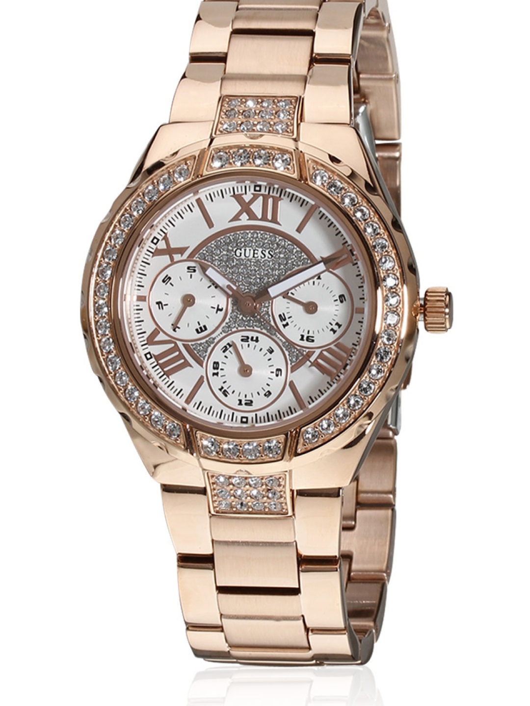 Buy W0111l3 Golden/White Analog Watch - Watches for Women 7956497 | Myntra