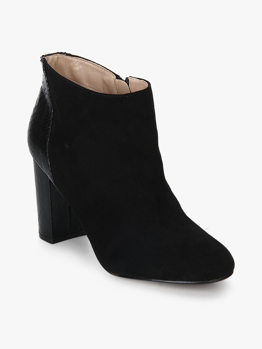 black boots with heels for women