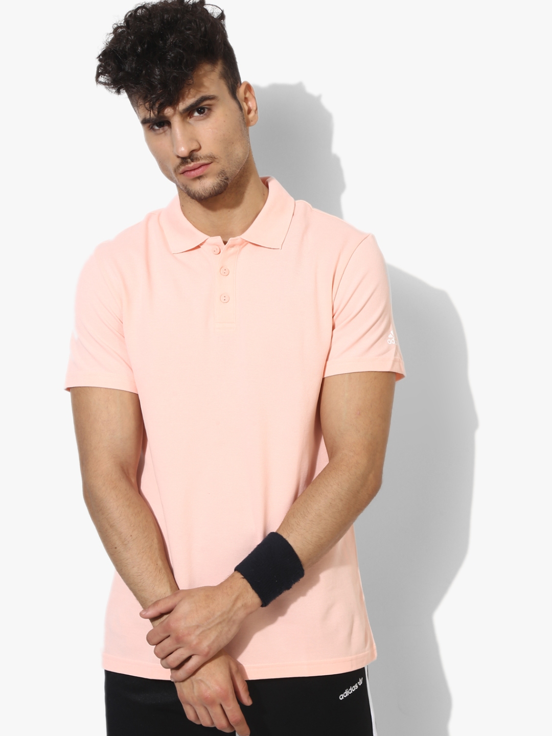 peach color tshirt for men