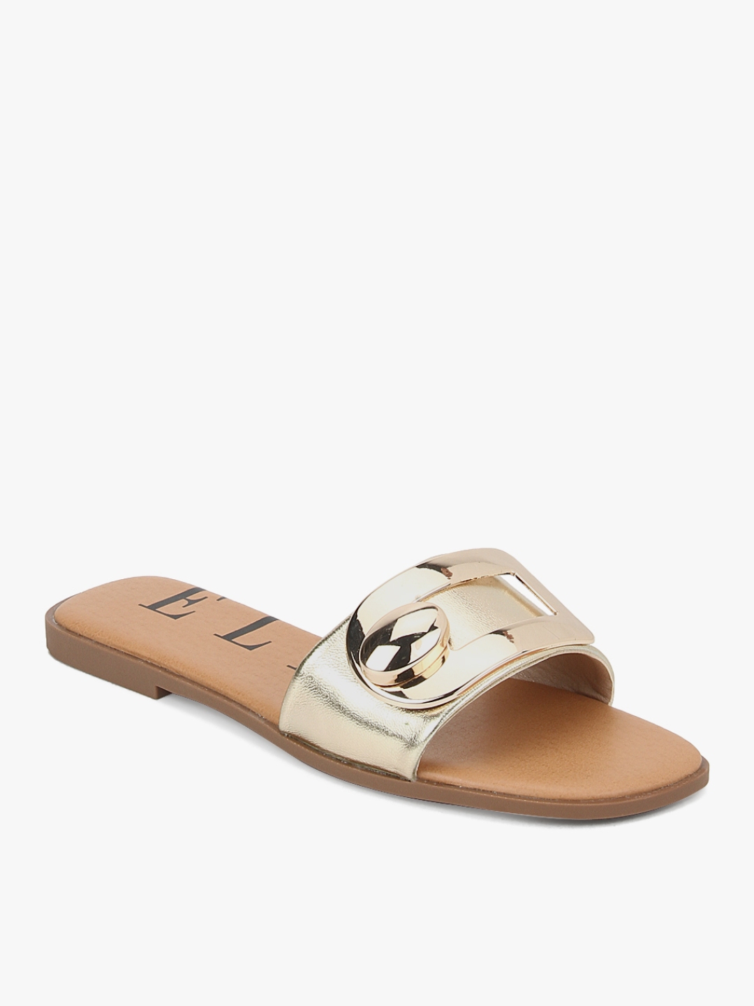 gold toe flats
