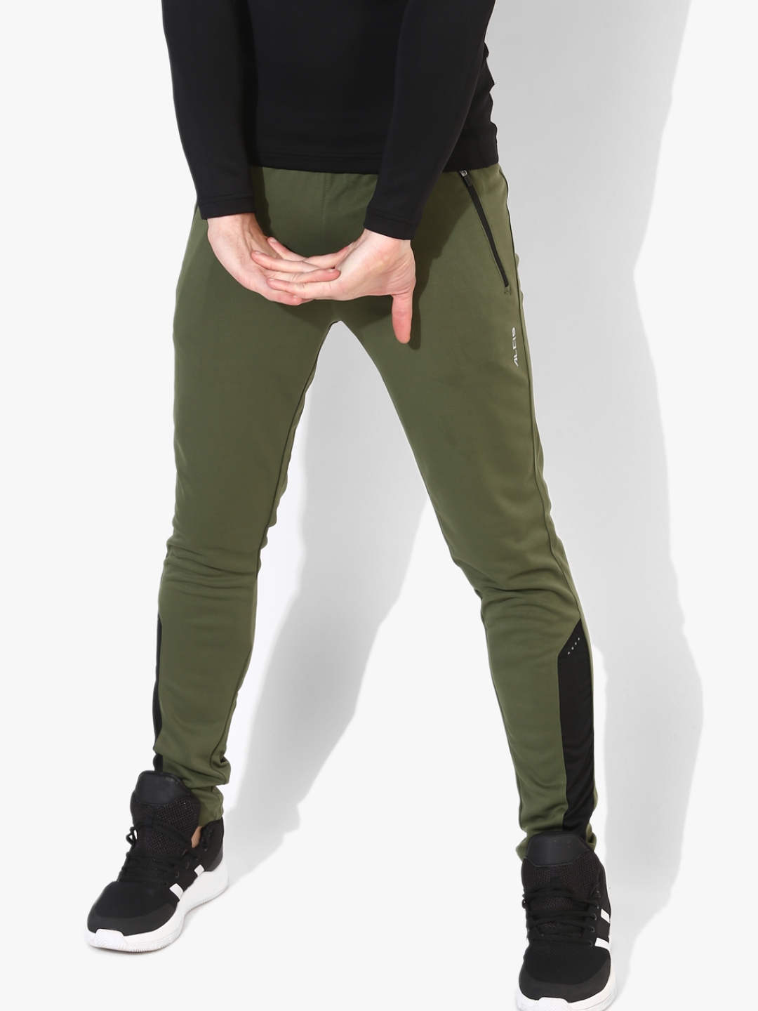 olive track pants