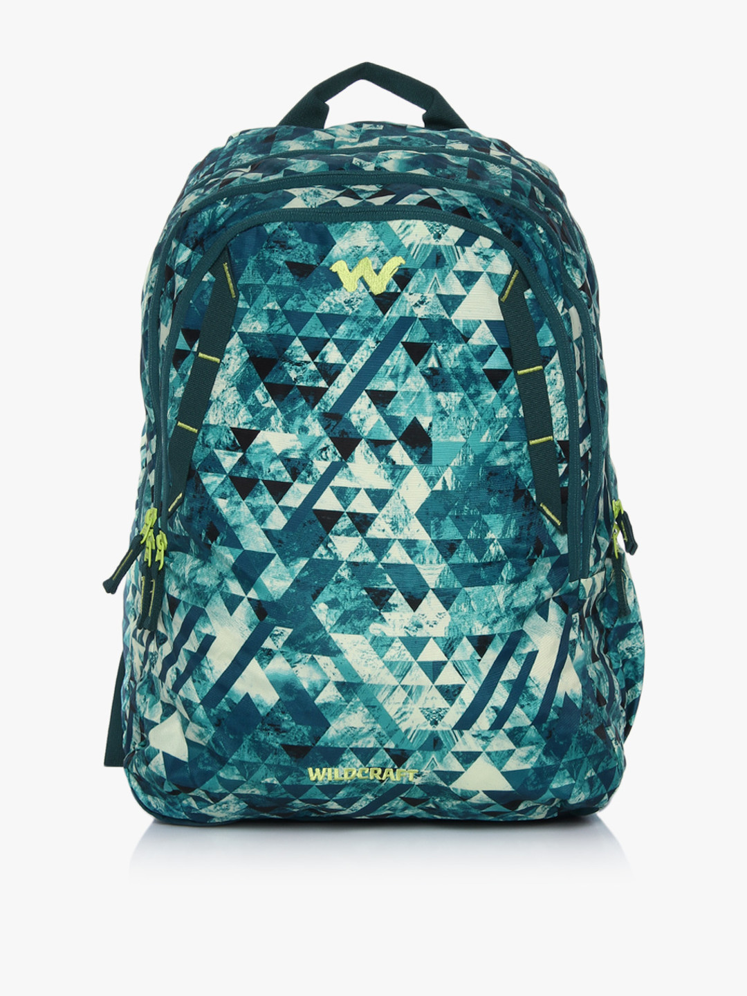 red and green backpack