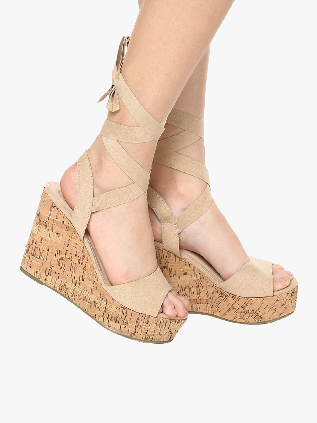 Buy Beige Wedges Heels for Women 7926469 Myntra