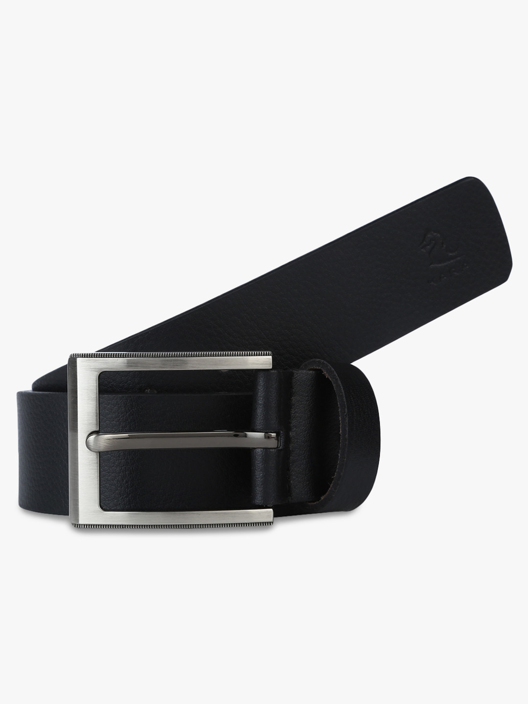 Buy Black Leather Single Side Belt Belts for Men 7958009 Myntra