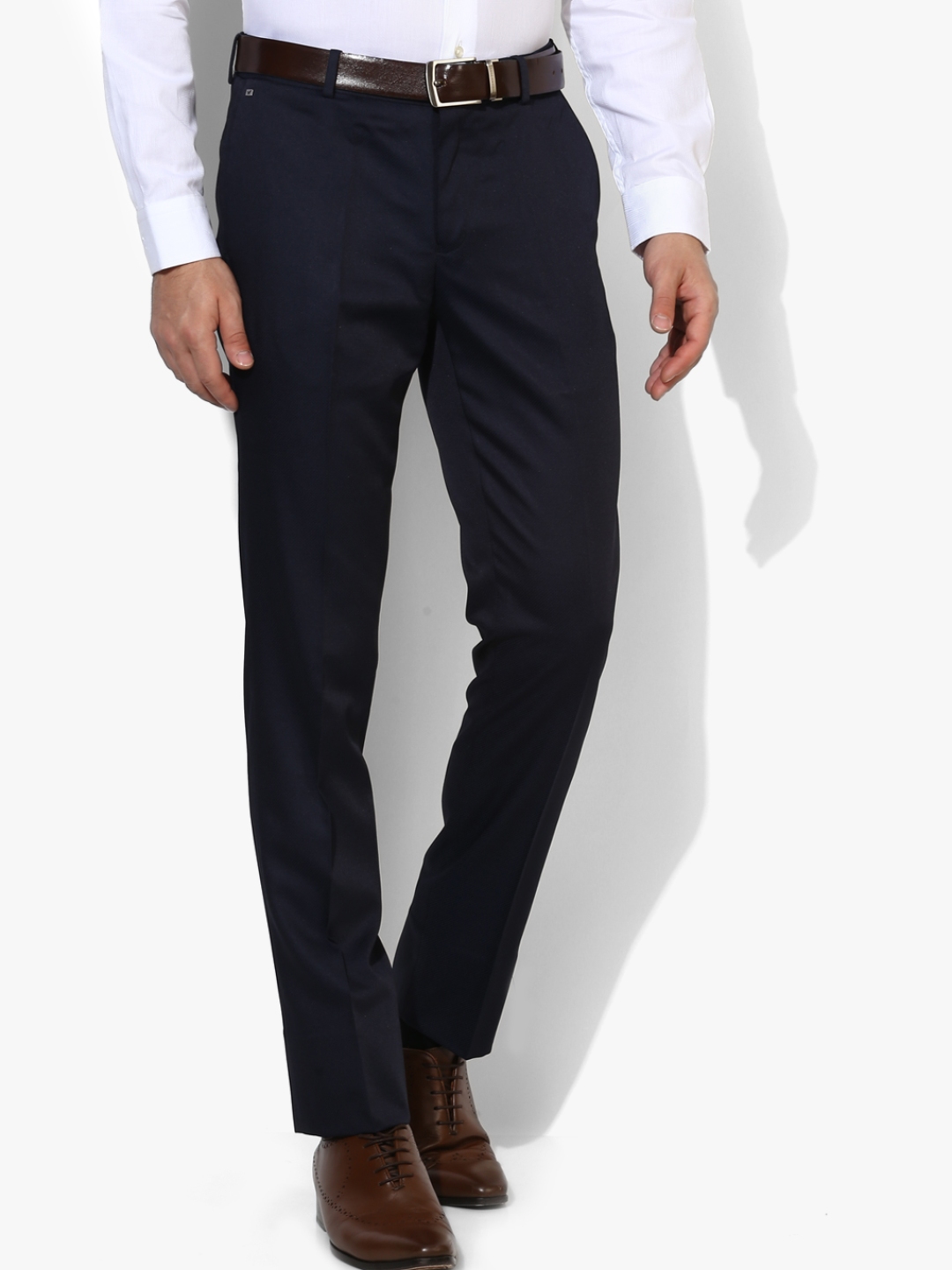 navy blue formal trousers mens