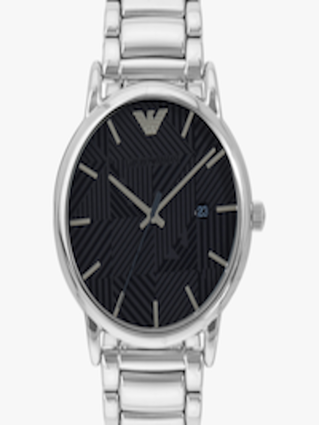 Buy Emporio Armani LUIGI Men Silver Analogue Watch AR11134 - Watches
