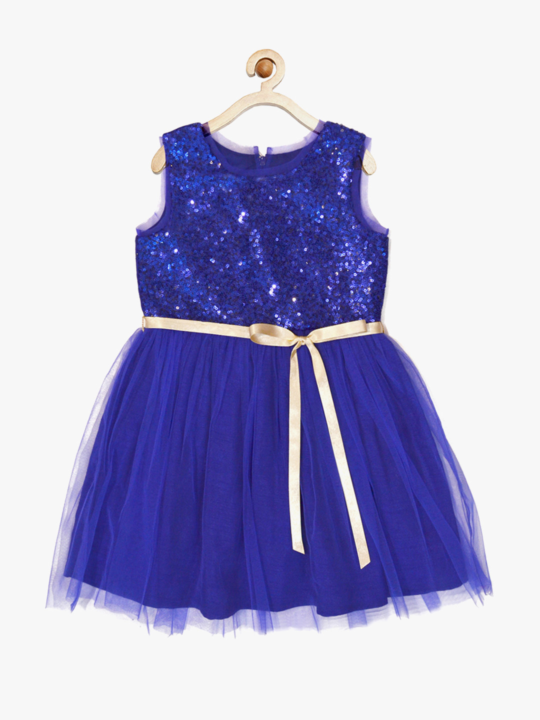 Buy Royal Blue Glitter Dress Dresses for Girls 7923035 Myntra