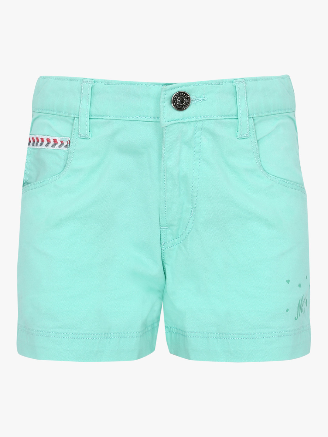 Buy Turquoise Blue Shorts Shorts for Girls 7934805 Myntra