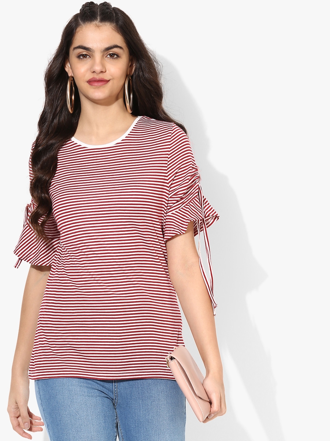 colorful striped tshirt