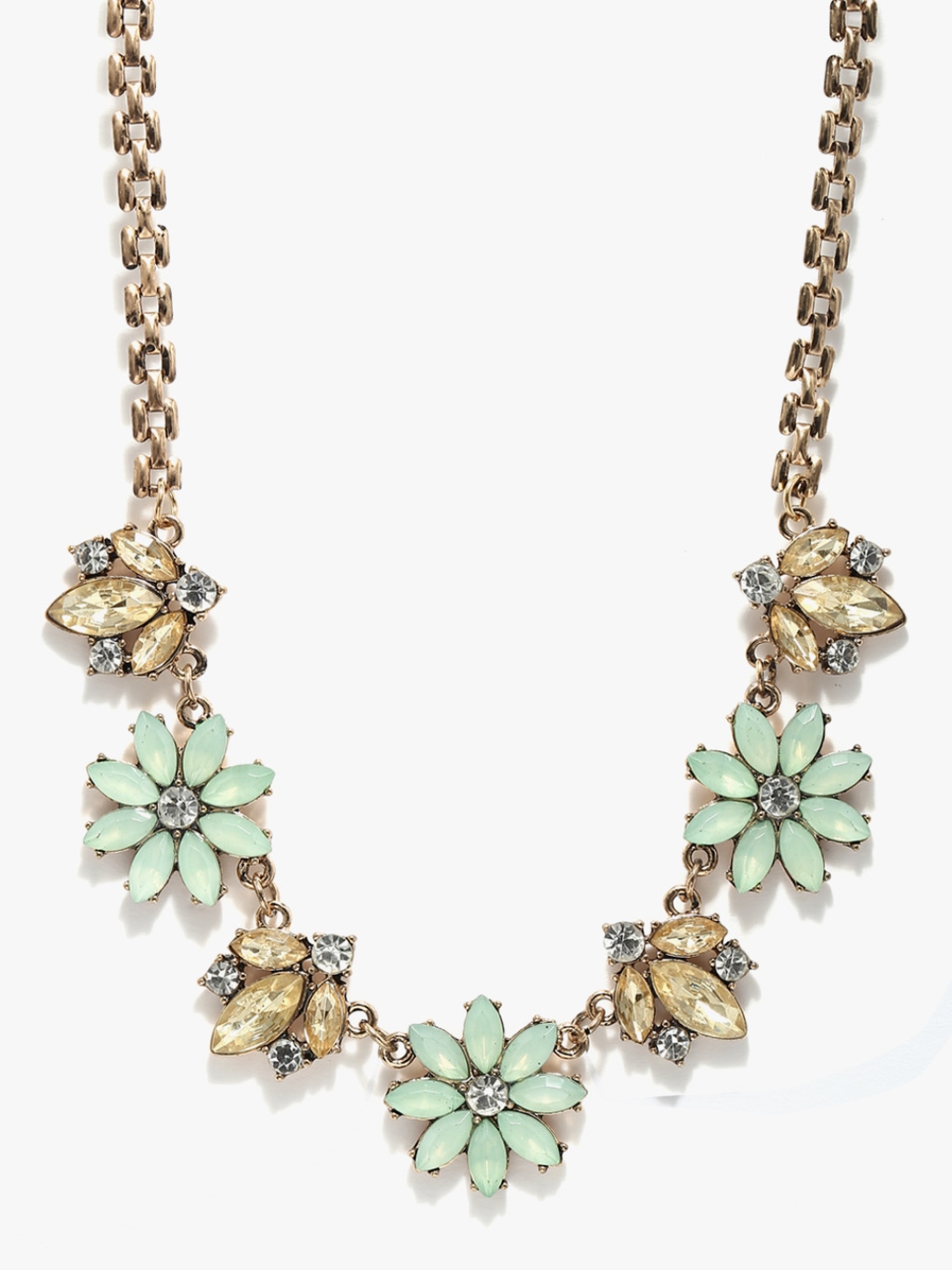 Buy Multi Coloured Blair Floral Statement Necklace - Necklace And ...