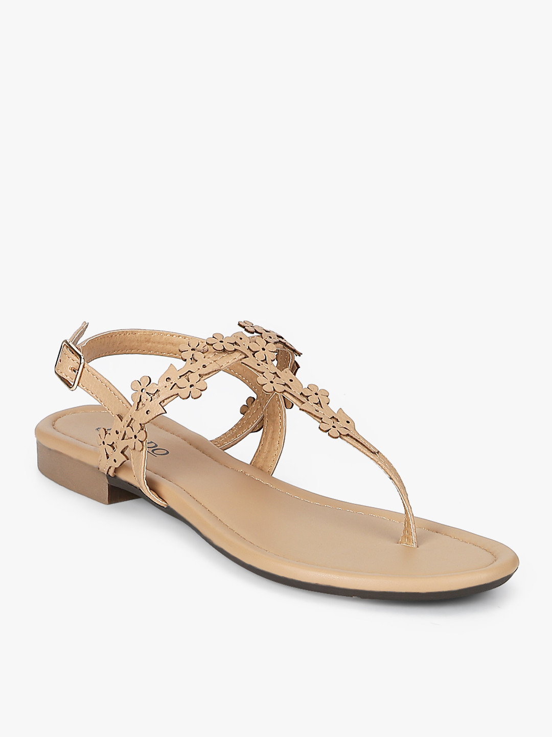 Alexis Leroy Womens Beige T-Strap Sandals EUR 39 (91395) | eBay