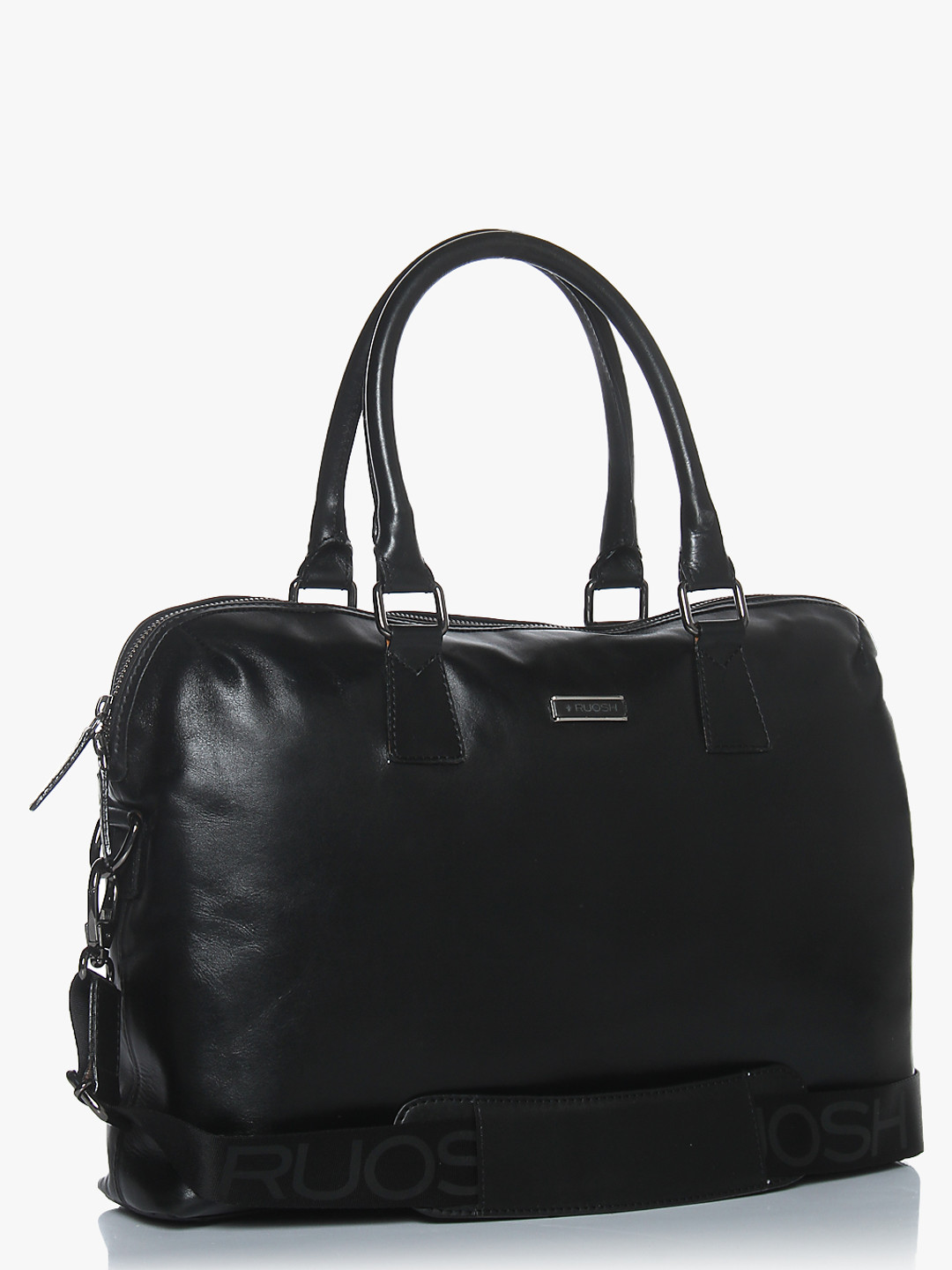 Buy Black Leather Laptop Bag Laptop Bag for Men 7980635 Myntra