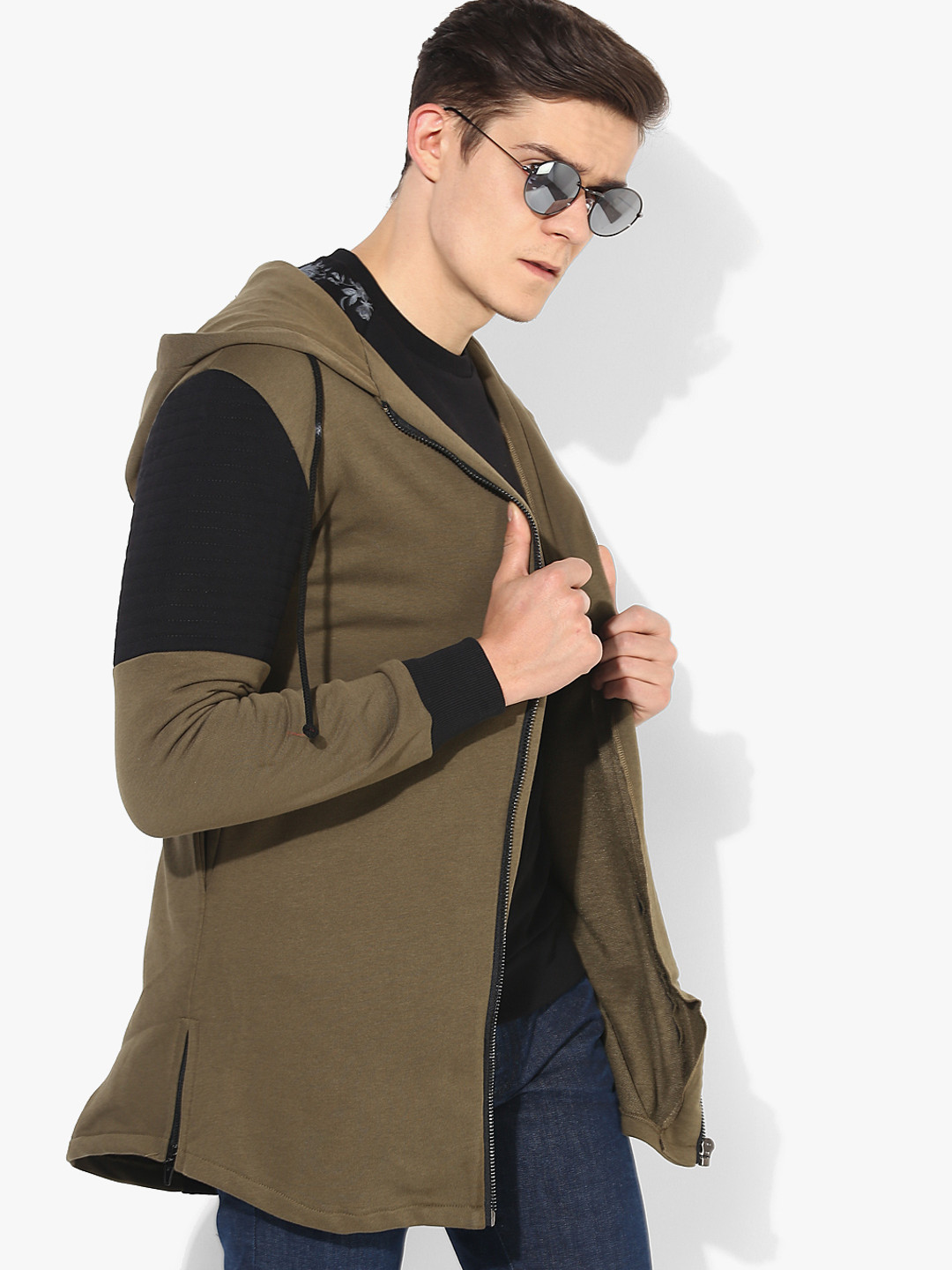Buy Olive Solid Casual Tailored Jacket Jackets for Men 7981963 Myntra