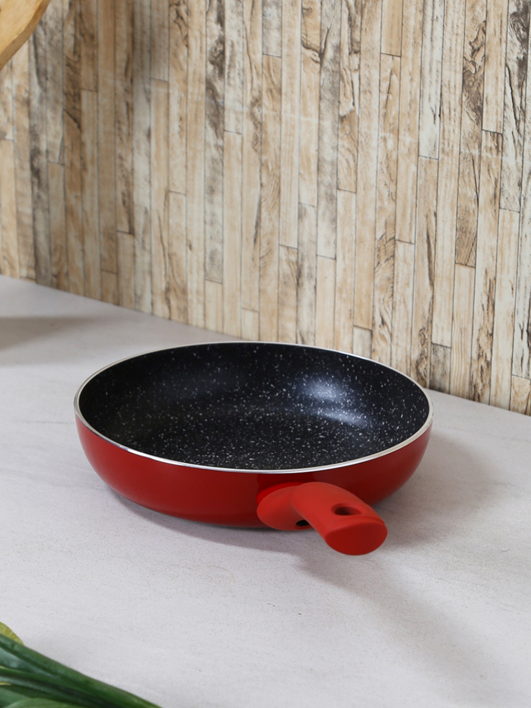 Buy BERGNER Red & Black Frying Pan Cookware for Unisex 8001227 Myntra