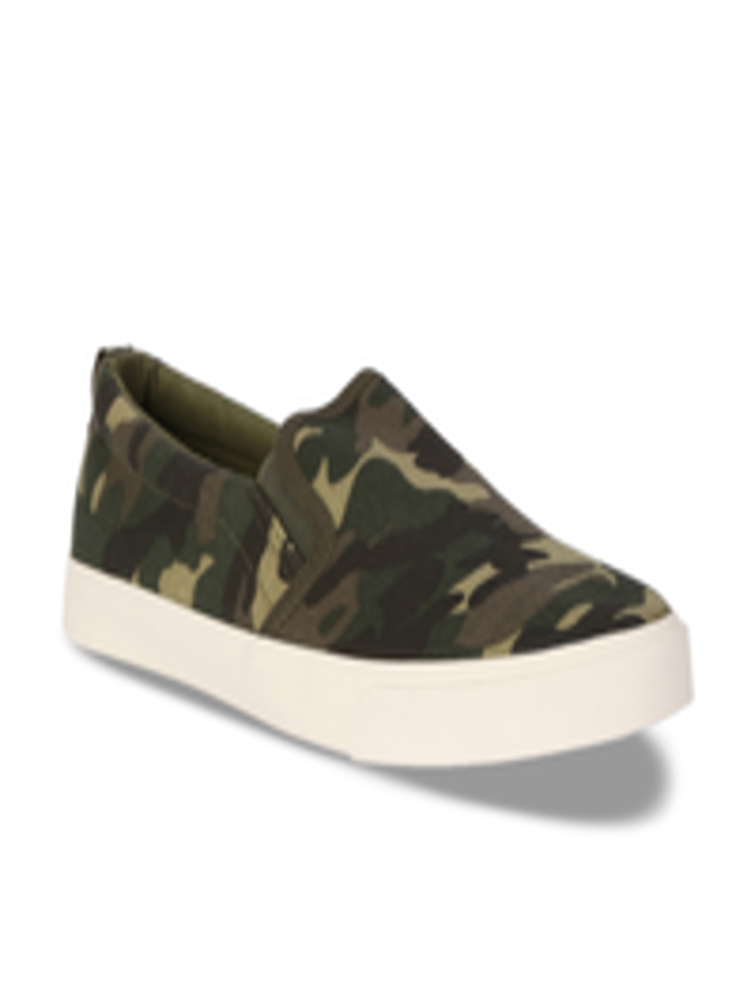 Buy People Men Olive Green Sneakers - Casual Shoes for Men 7999011 | Myntra