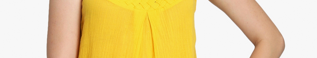 Buy LA LOFT Yellow Solid Tunic - Tunics for Women 8062835 | Myntra