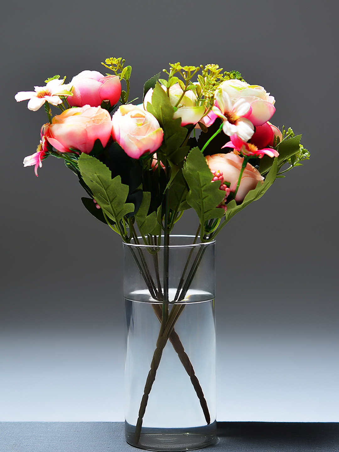 Buy Archies Pink Rose Flower Sticks Artificial Flowers And Plants for