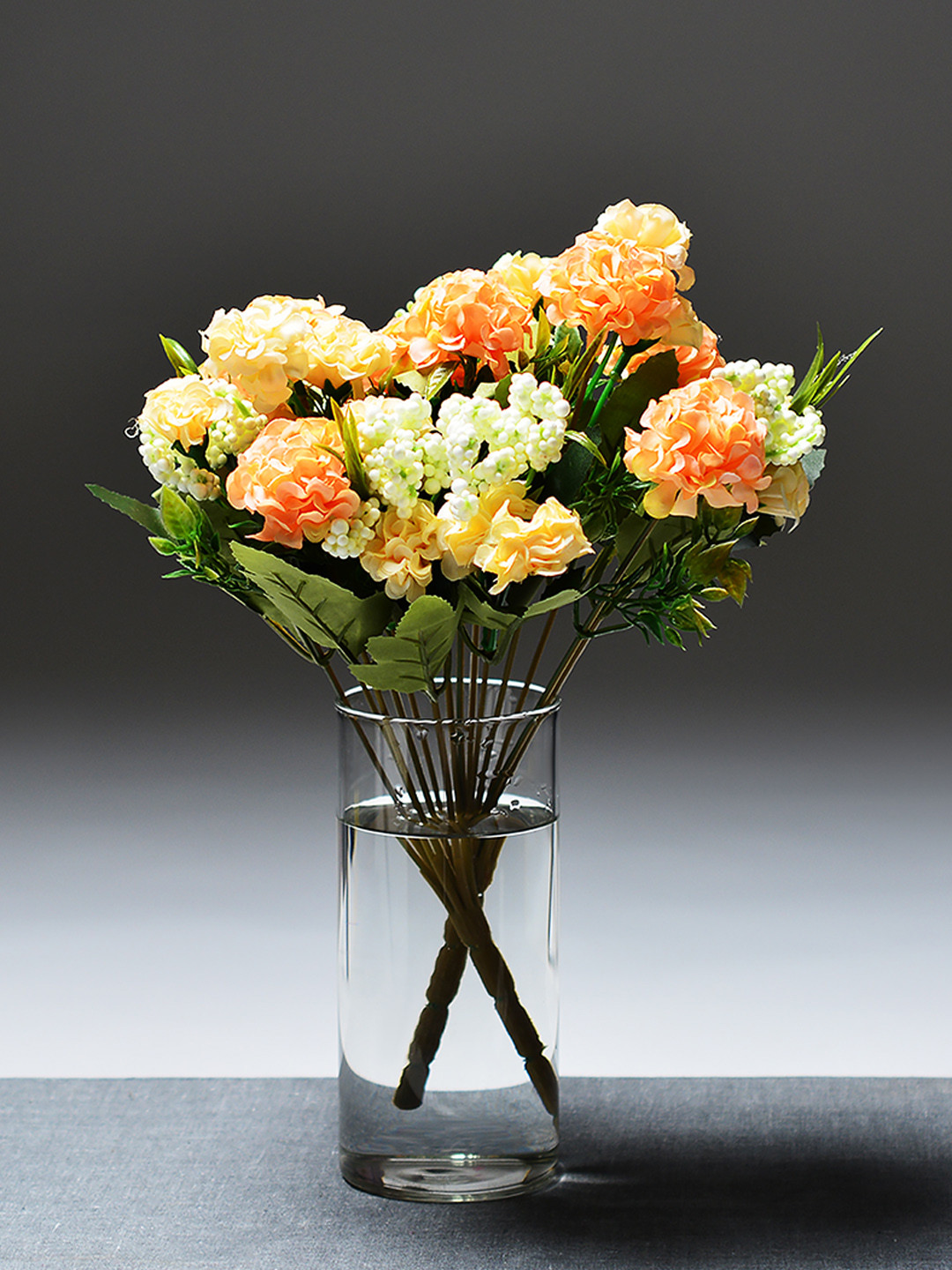 Buy Archies Orange Carnations Flower Sticks Artificial Flowers And