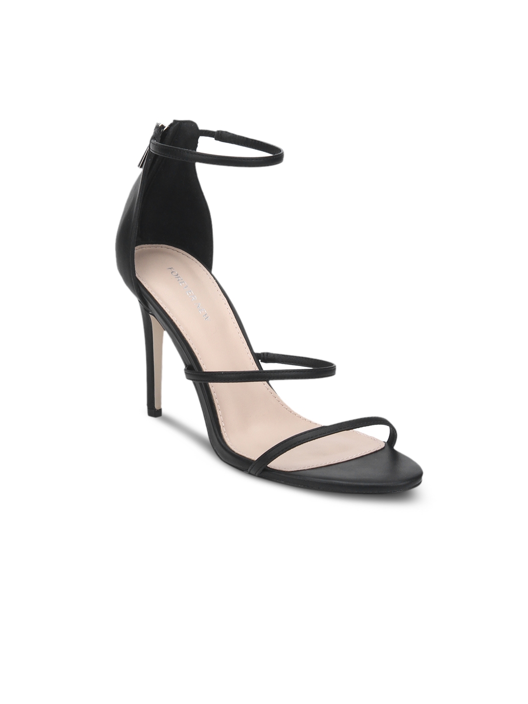 black sandals heels new look