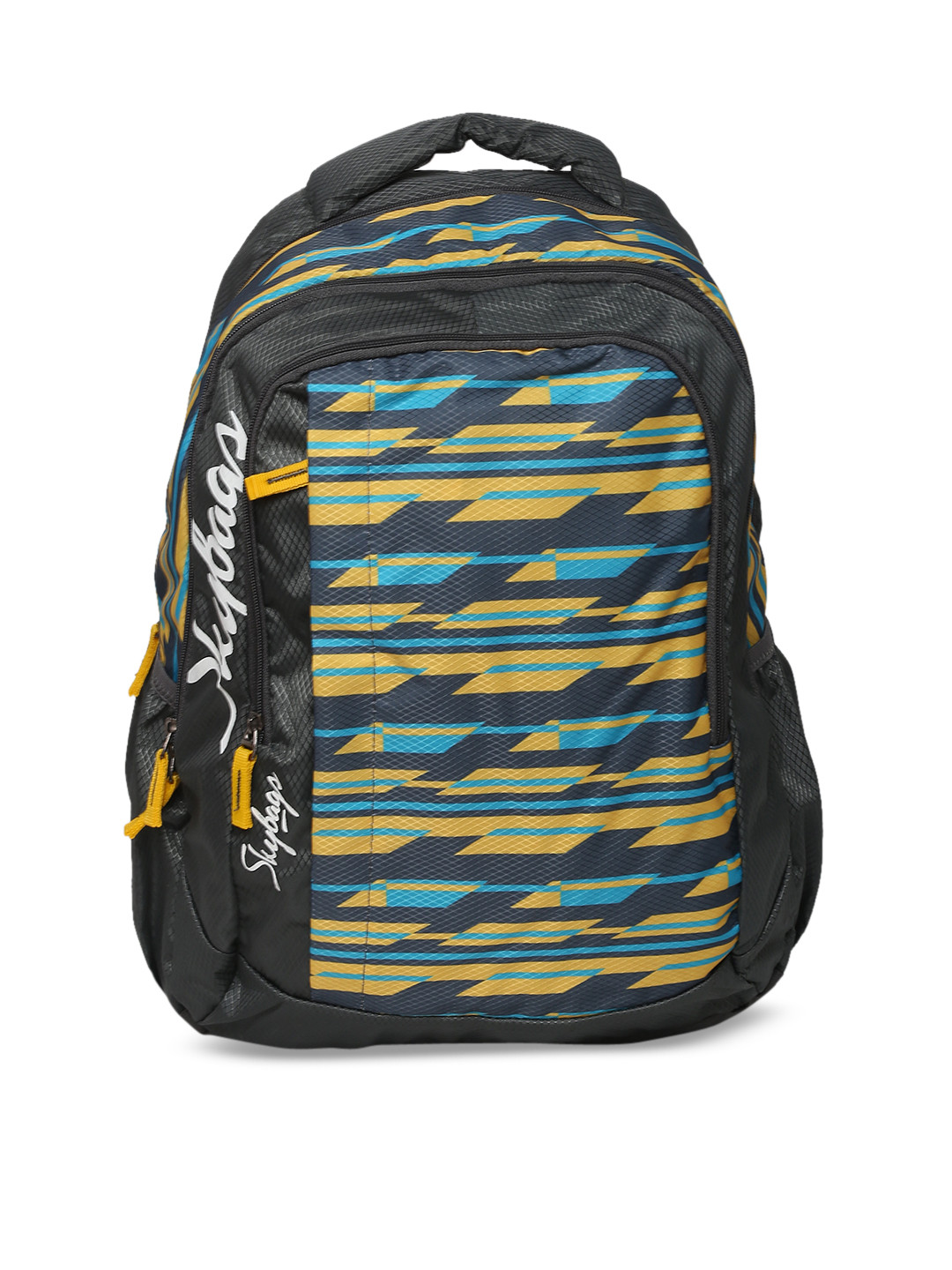 skybags printed backpack