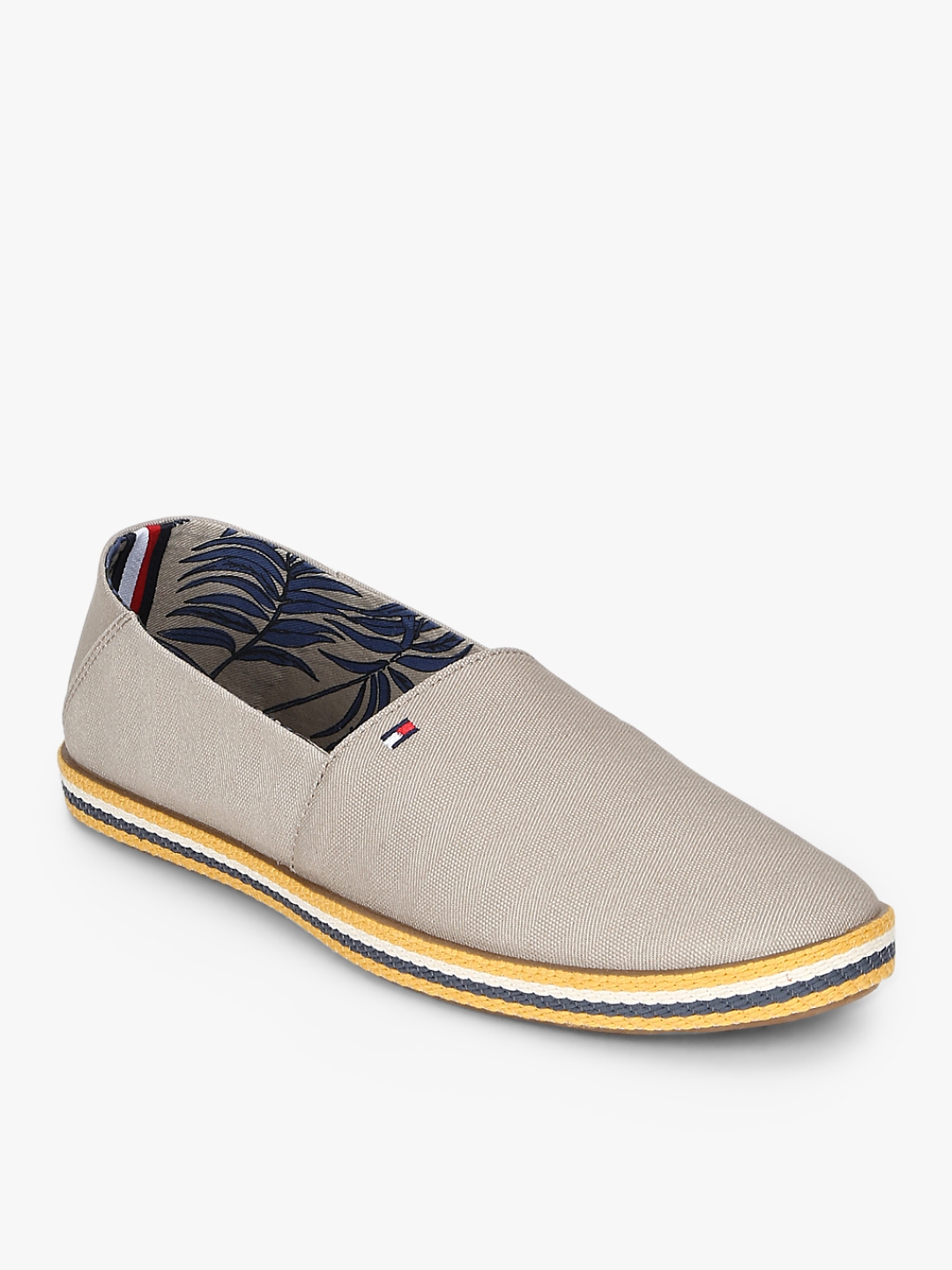 brown canvas slip on shoes