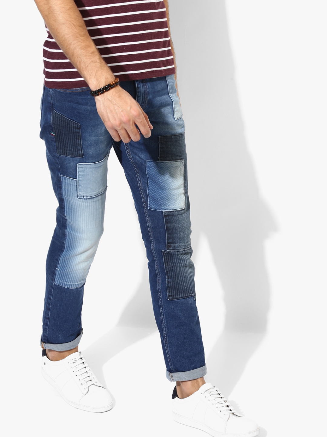 blue washed jeans mens