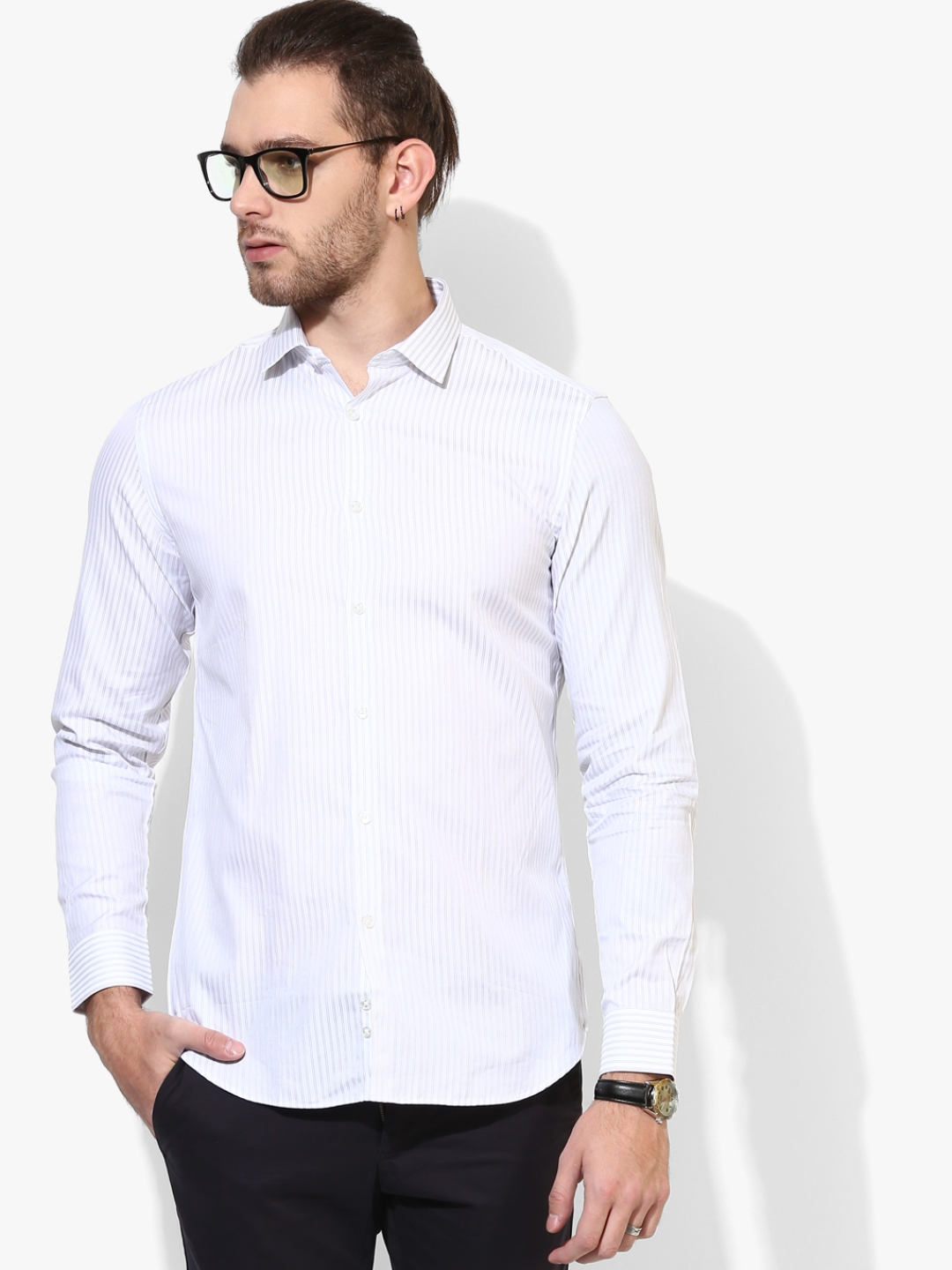 men's formal striped shirts uk
