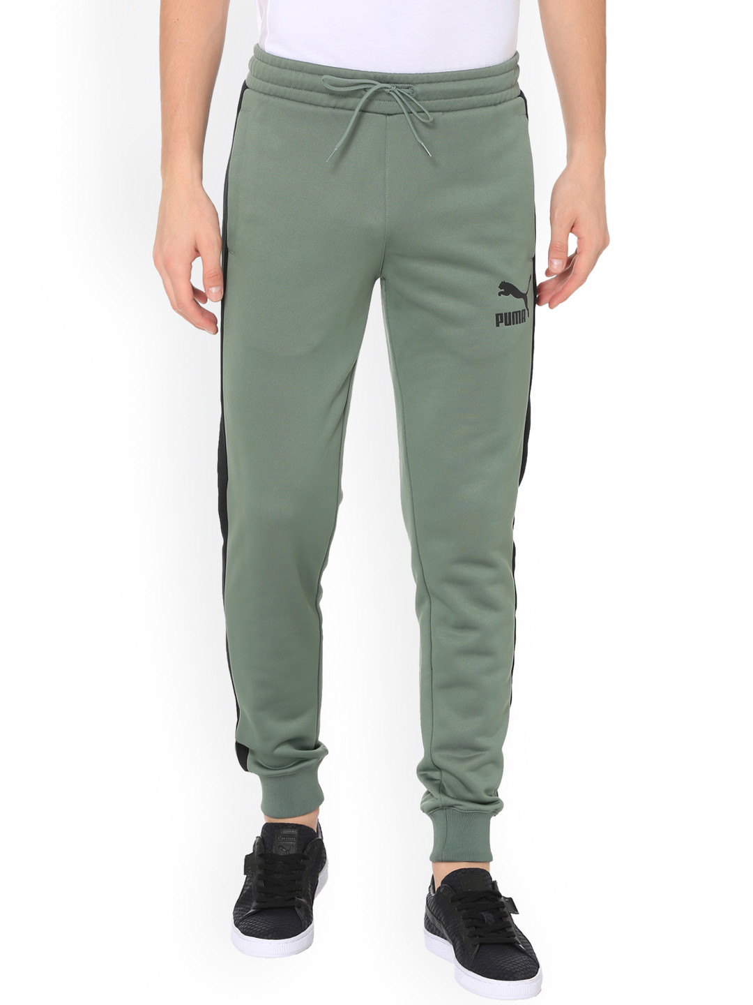 puma dark grey joggers