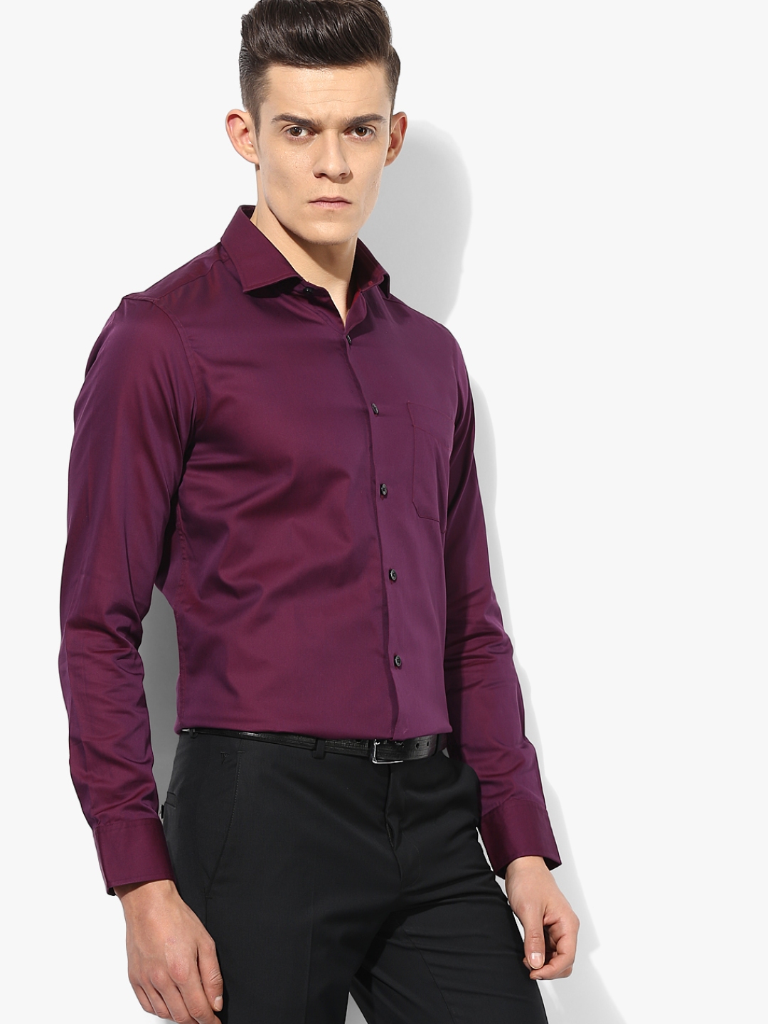 magenta shirt combination