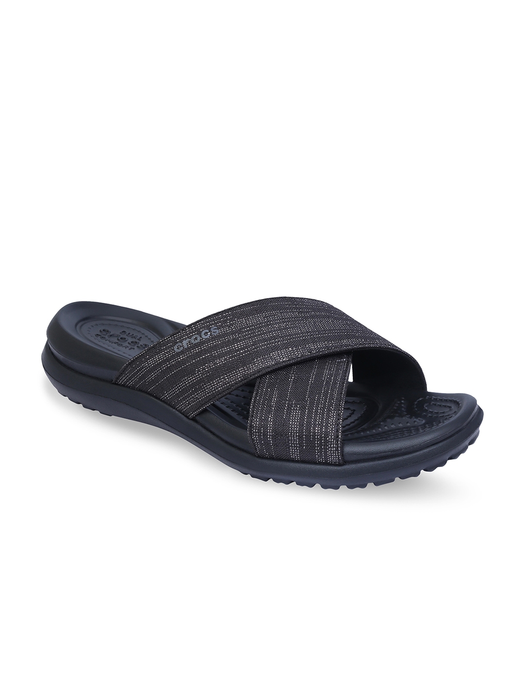 crocs flats open toe