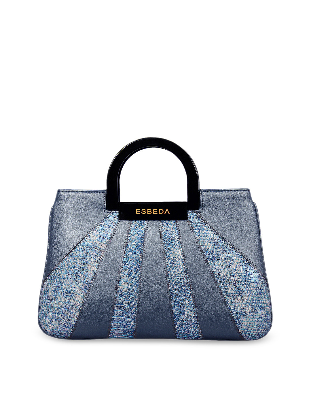 Buy ESBEDA Blue Textured Handheld Bag Handbags for Women 8315821 Myntra