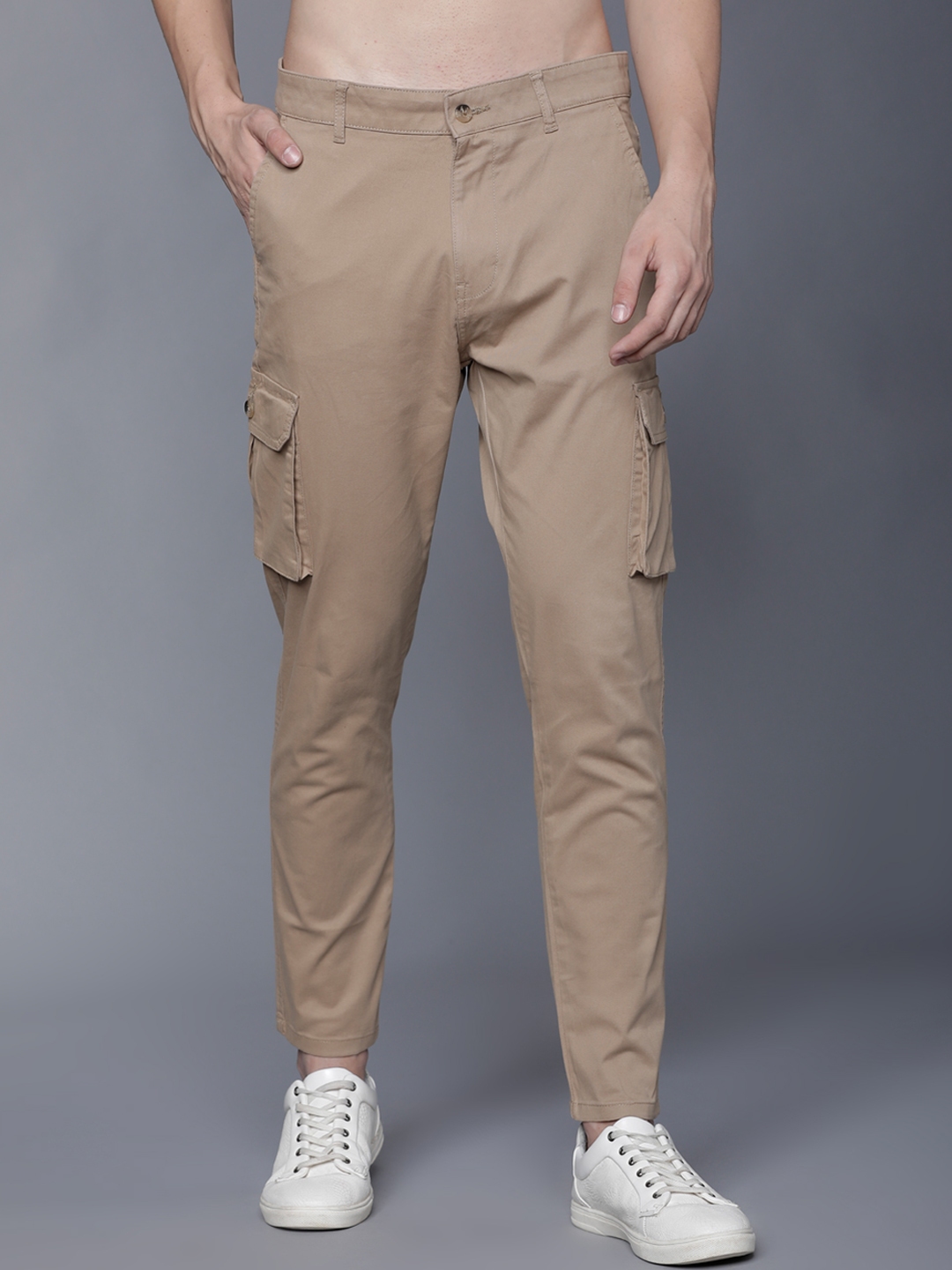 beige mens cargos
