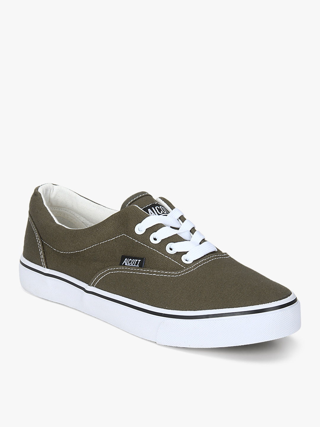 olive color sneakers