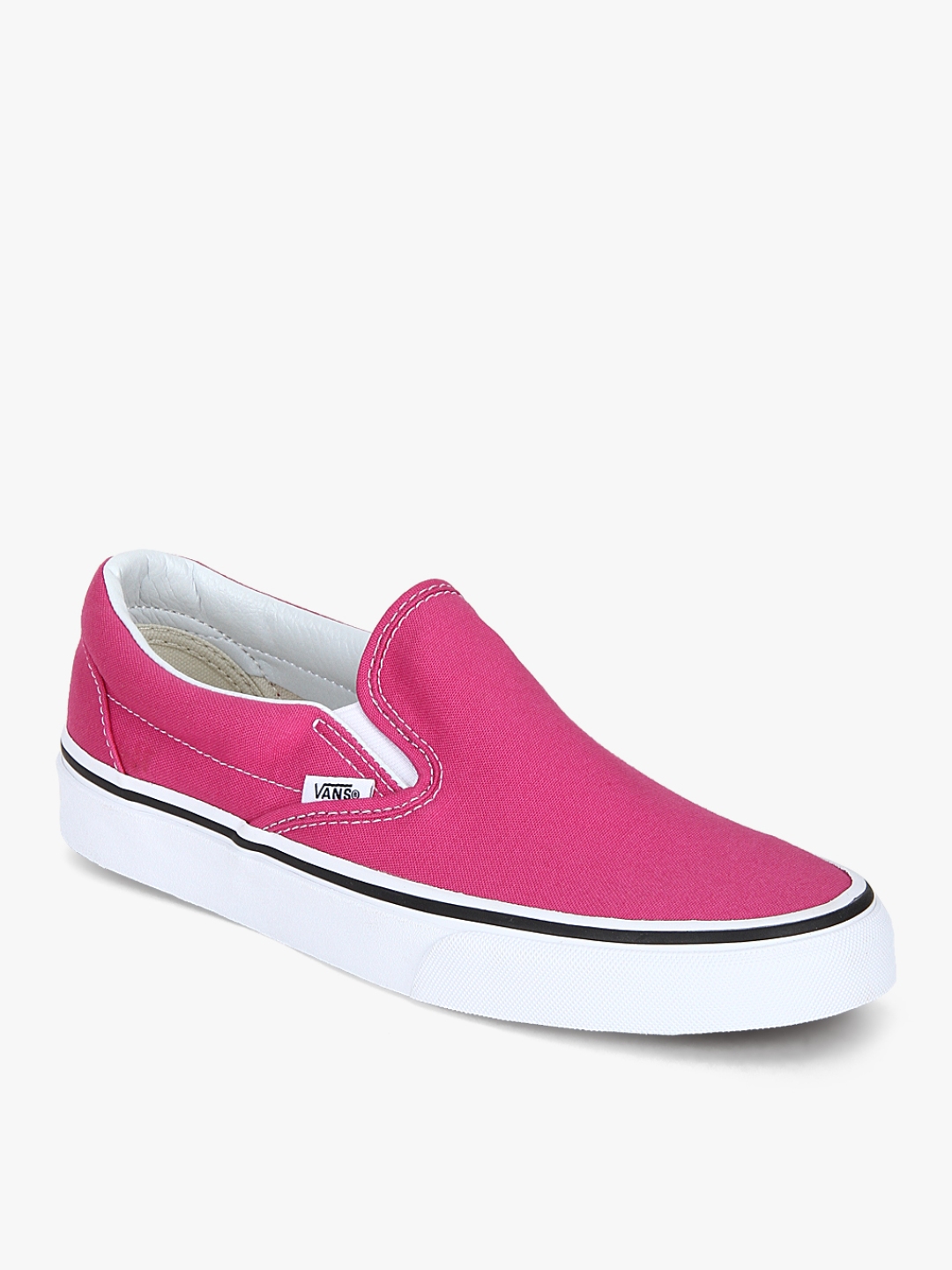 Buy Vans Unisex Pink Classic Slip On Sneakers Casual Shoes For Unisex