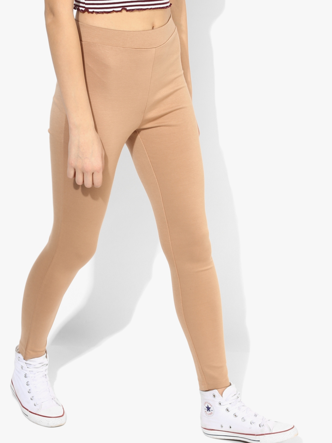 leggings beige zara
